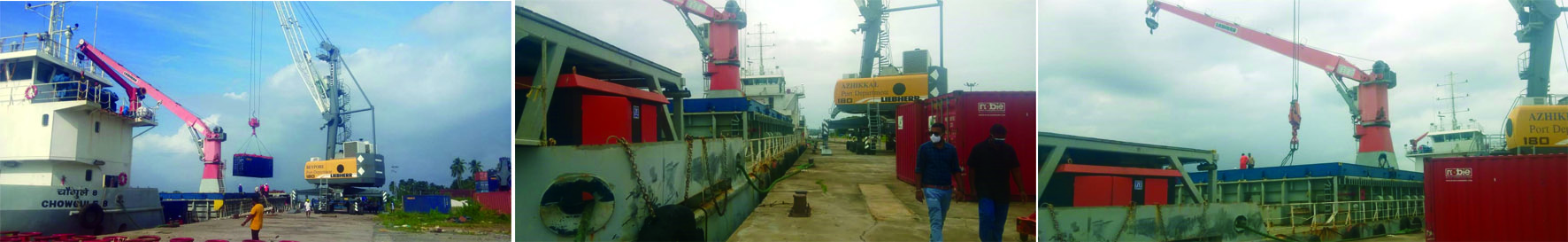 International cargo ship commenced 003